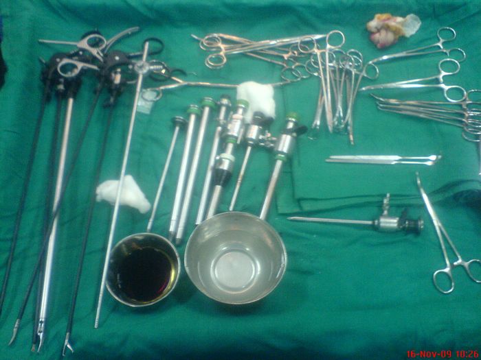 OT instruments for Laparoscopic Cholecystectomy