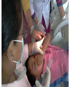 dental procedure in child